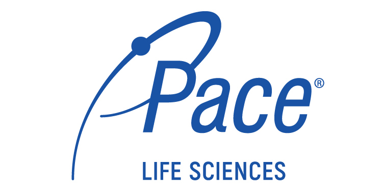 Image is the black Pace Life Sciences Logo